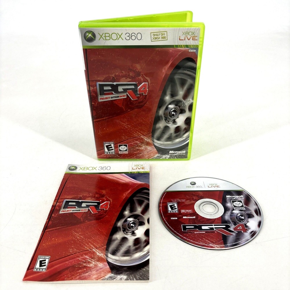 Project Gotham Racing 4 (Microsoft Xbox 360, 2007) Video Game Complete
